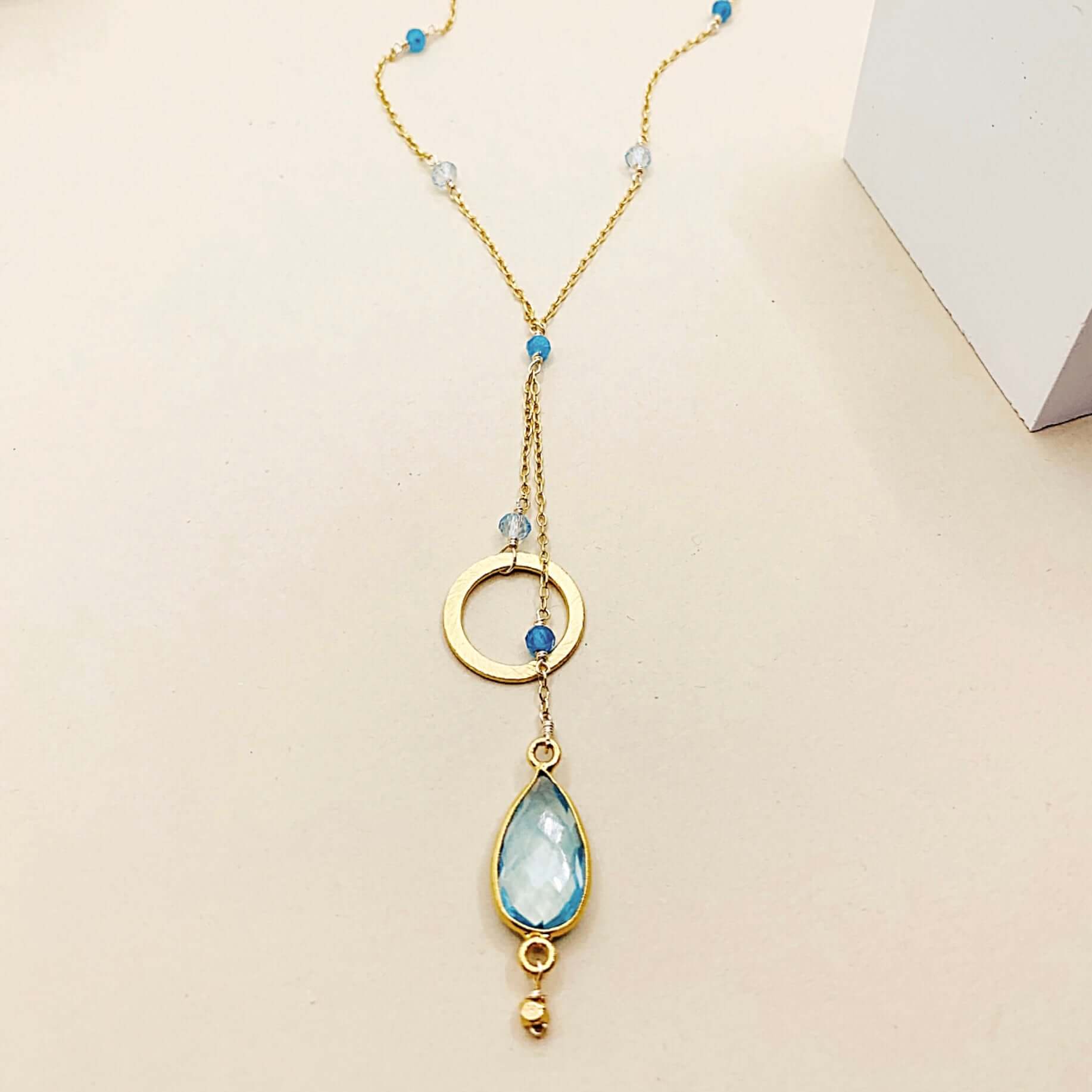 Green Amethyst Ballet Necklace