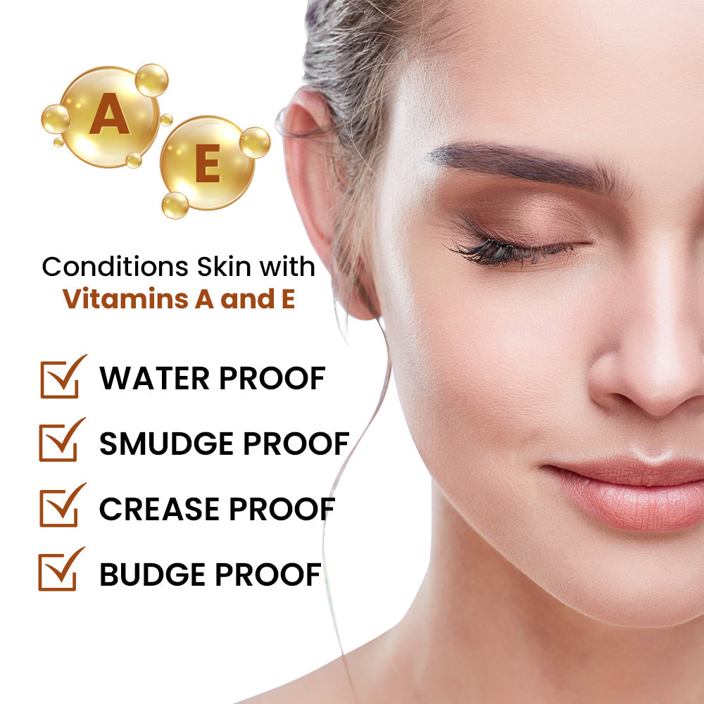 Golden Khaki Any Wear Creme - A Waterproof Multi-tasking creme to powder product for eyes, cheeks & lips. Can be worn anywhere