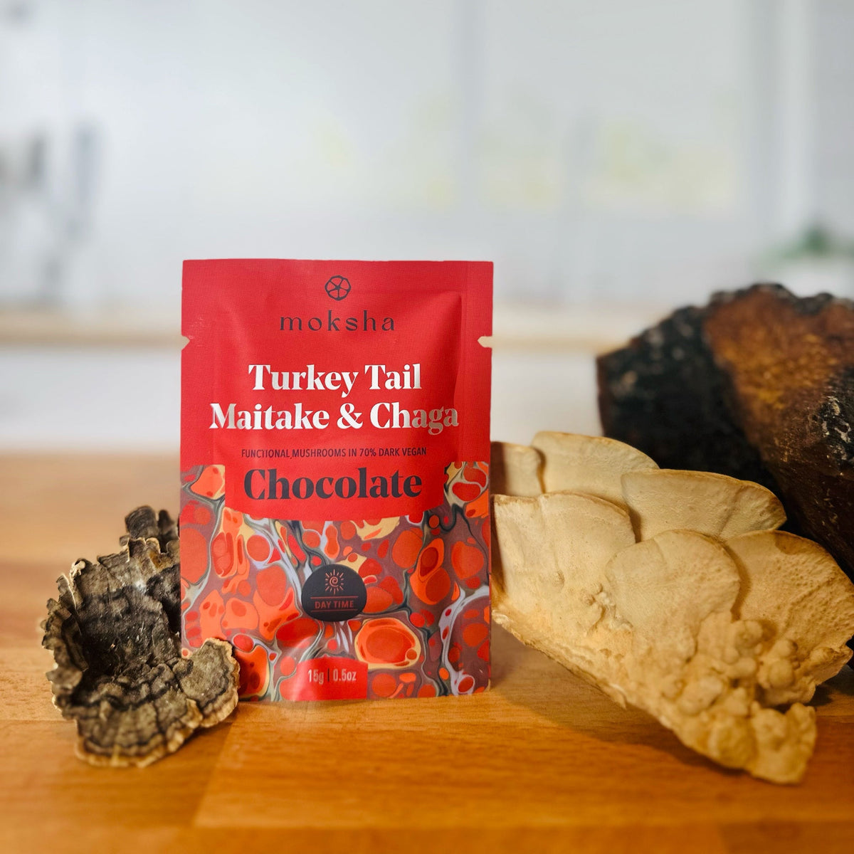 Forest Reserve™ Turkey Tail, Maitake, & Chaga Mushroom Chocolate Squares