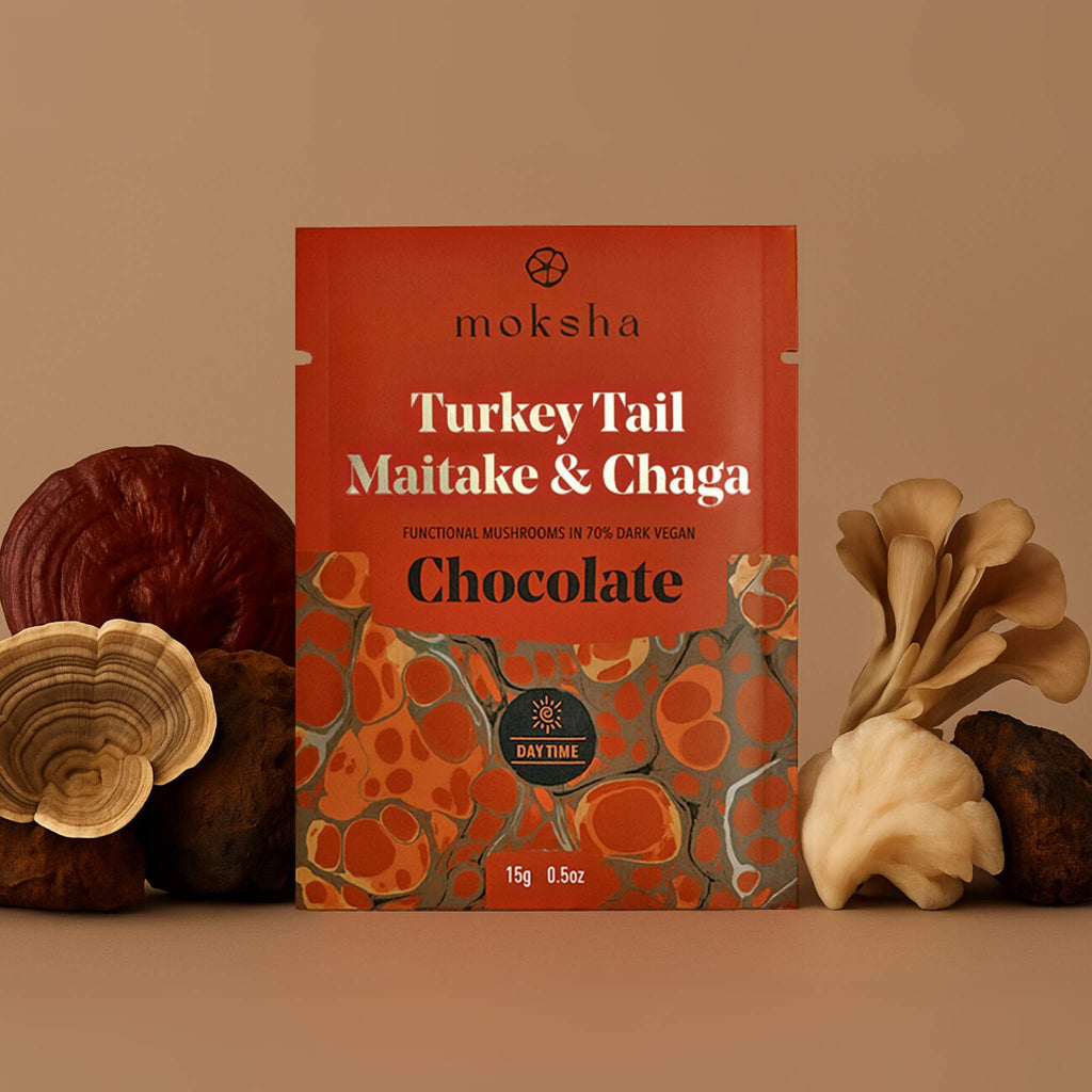 Forest Reserve™ Turkey Tail, Maitake, & Chaga Mushroom Chocolate Squares