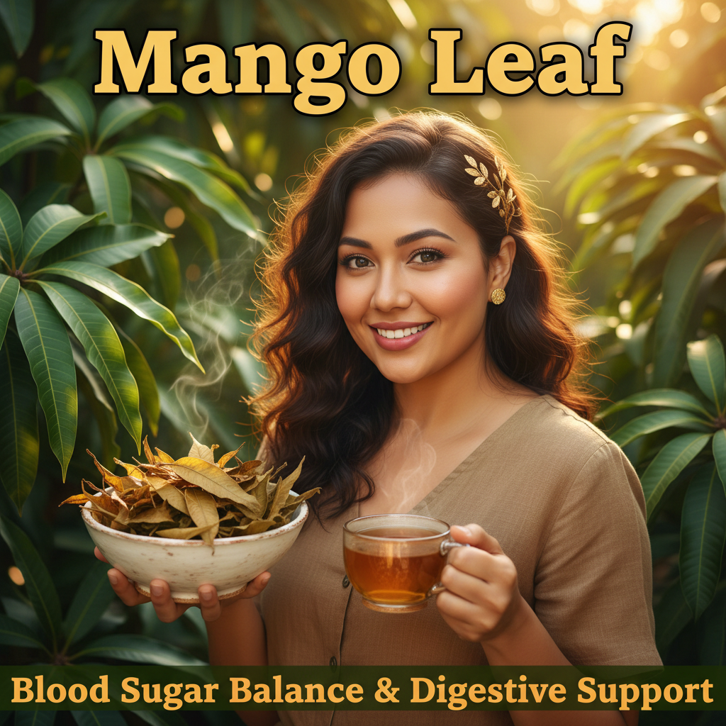 Mango Leaf Ad with Model