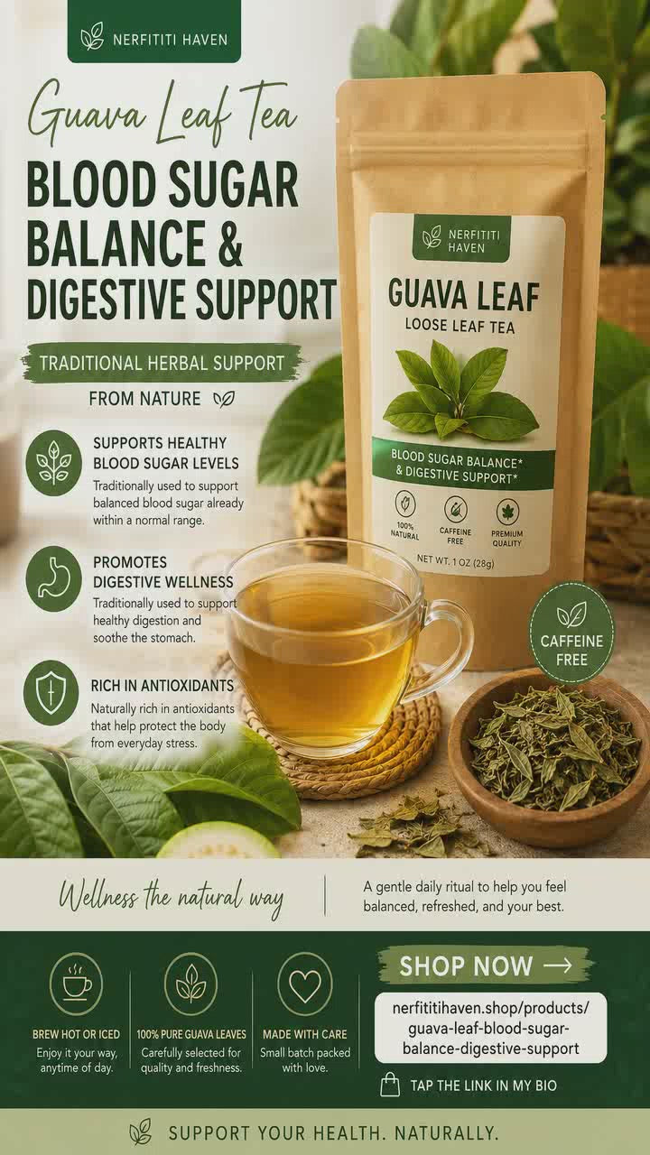 Guava Leaf | Blood Sugar Balance & Digestive Support