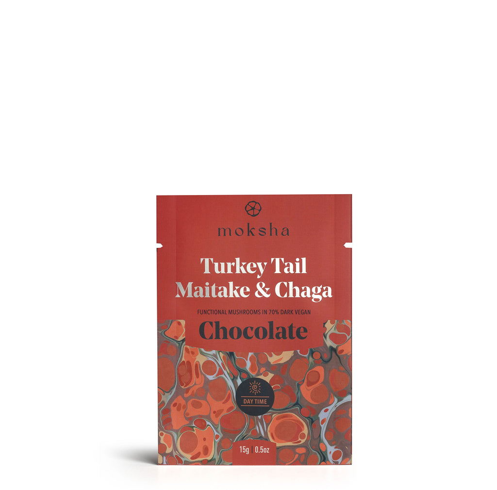 Forest Reserve™ Turkey Tail, Maitake, & Chaga Mushroom Chocolate Squares